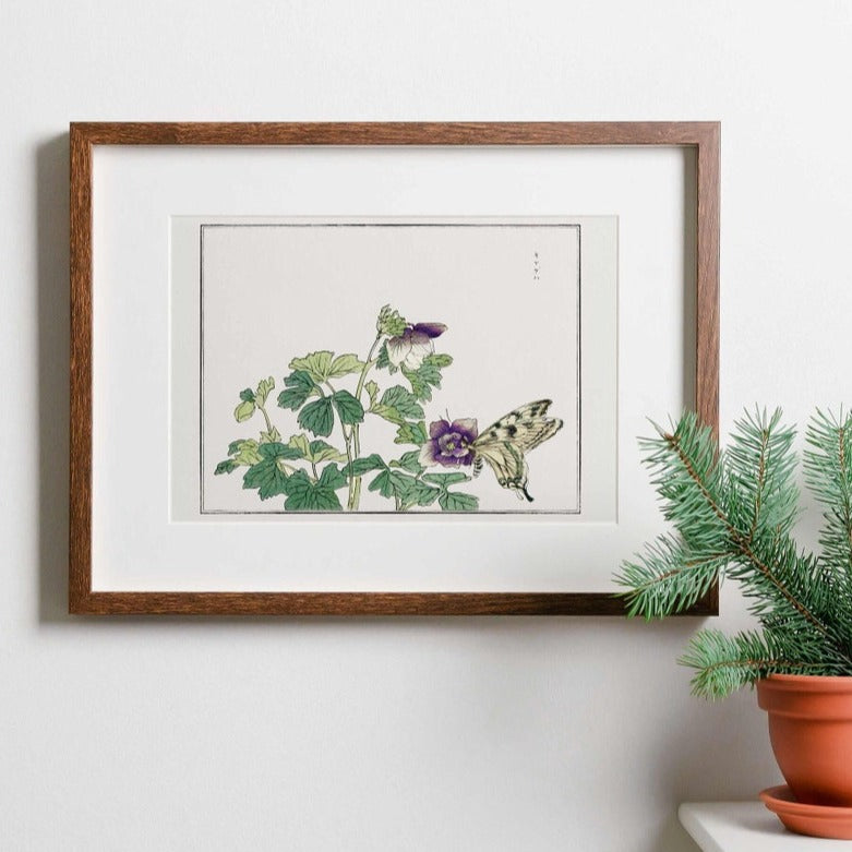 Schmetterling mit Blume