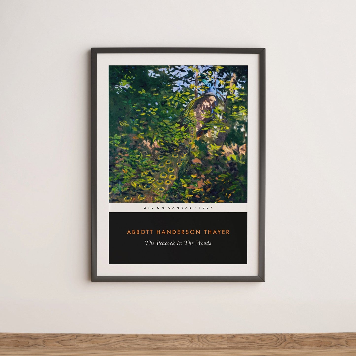 ABBOTT HANDERSON THAYER - The Peacock In The Woods (Vintage Classic Style) - Pathos Studio - Art Prints