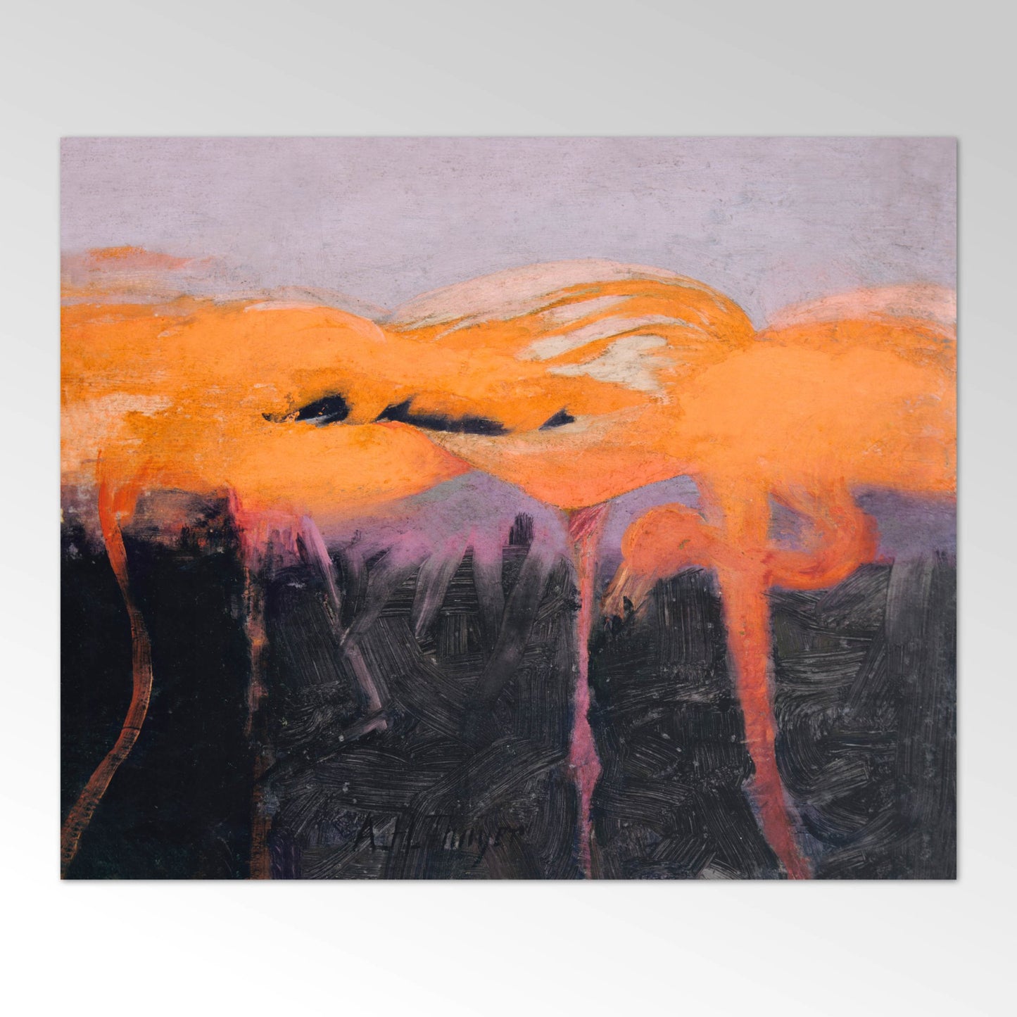 Rote Flamingos