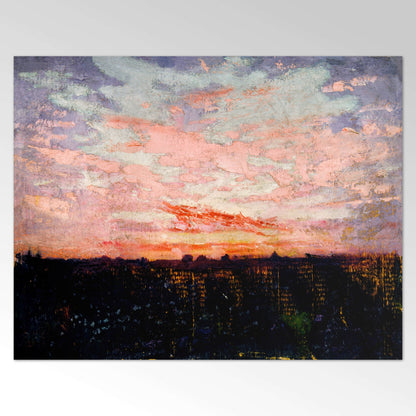 Sonnenaufgang oder Sonnenuntergang