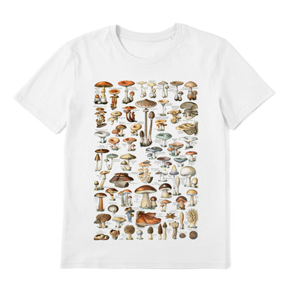 ADOLPHE MILLOT - Mushroom Chart T-Shirt - Pathos Studio - T-Shirts