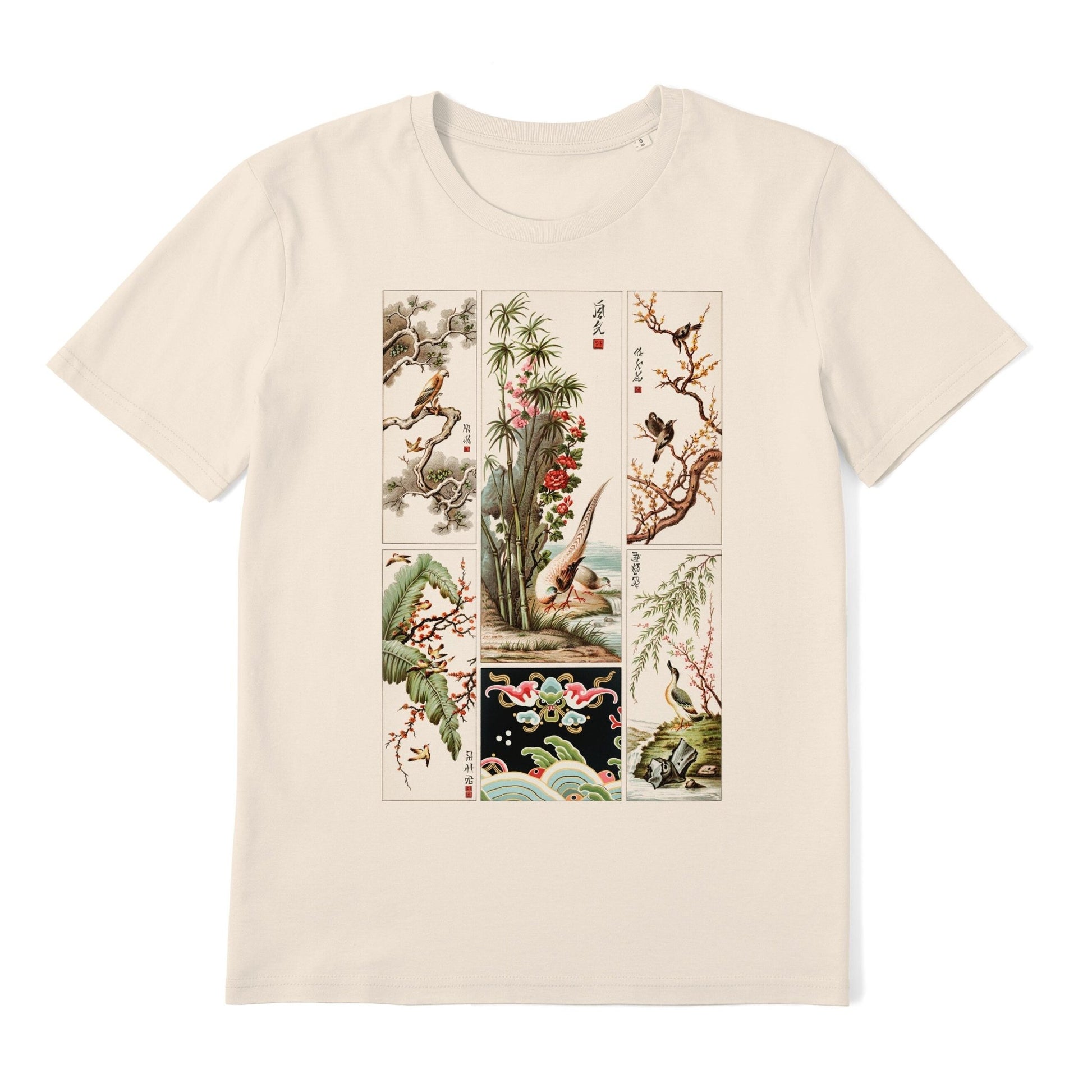 ALBERT RACINET - Chinese Pattern T-Shirt - Pathos Studio - T-Shirts