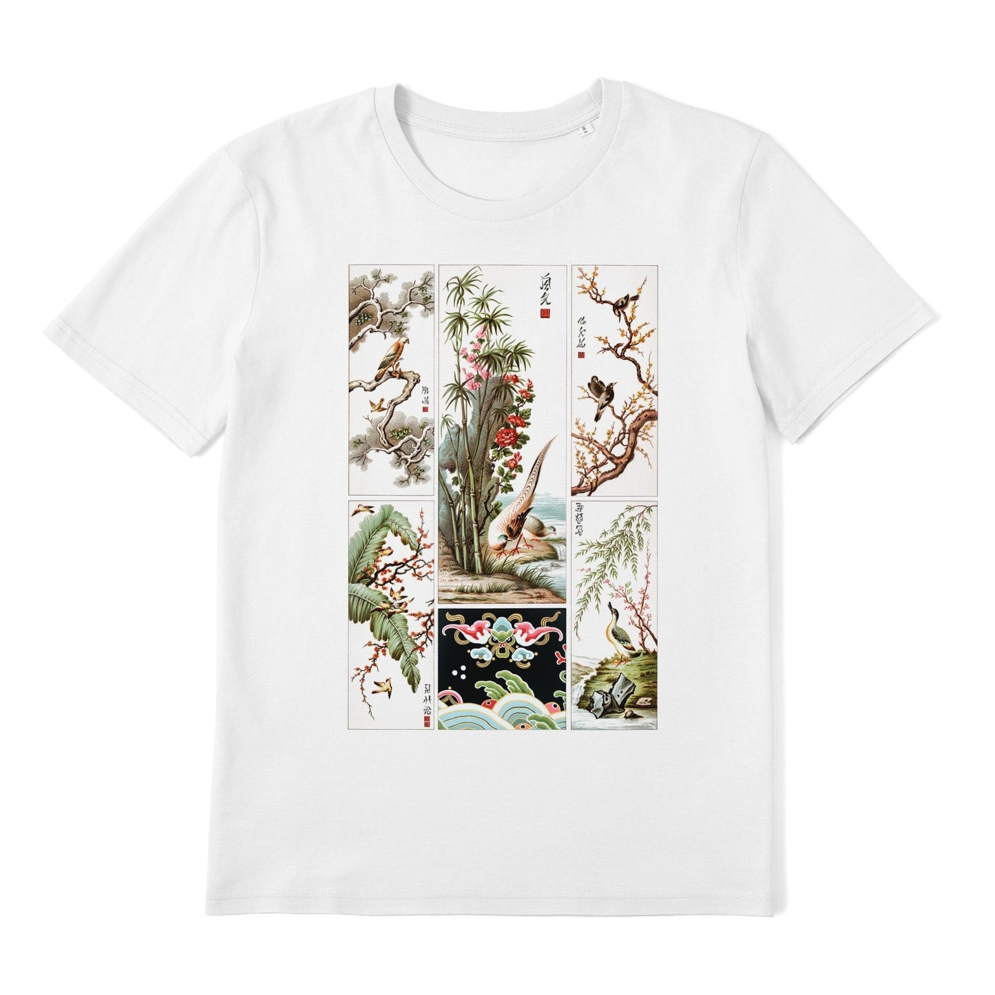 ALBERT RACINET - Chinese Pattern T-Shirt - Pathos Studio - T-Shirts