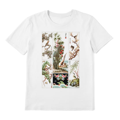 ALBERT RACINET - Chinese Pattern T-Shirt - Pathos Studio - T-Shirts