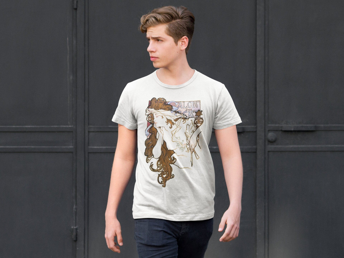 ALPHONSE MUCHA - Salons Des Cent T-Shirt - Pathos Studio - T-Shirts
