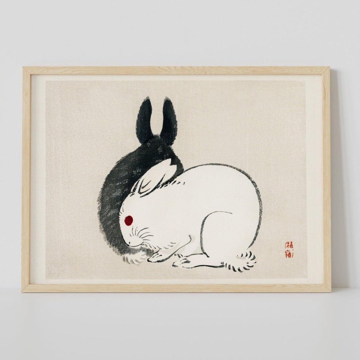 BAIREI GAKAN - Black & White Rabbits - Pathos Studio -
