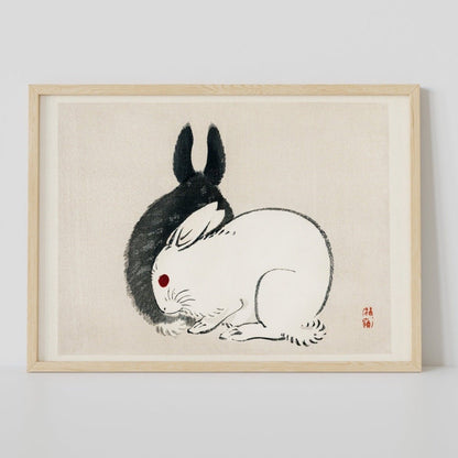 BAIREI GAKAN - Black & White Rabbits - Pathos Studio -