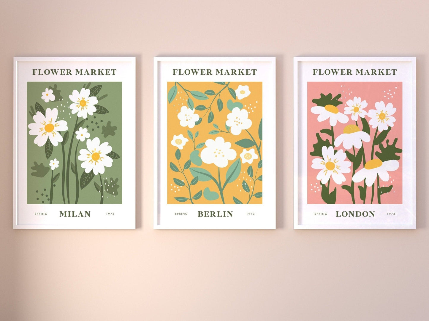 BERLIN Flower Market Poster - Pathos Studio - Art Prints