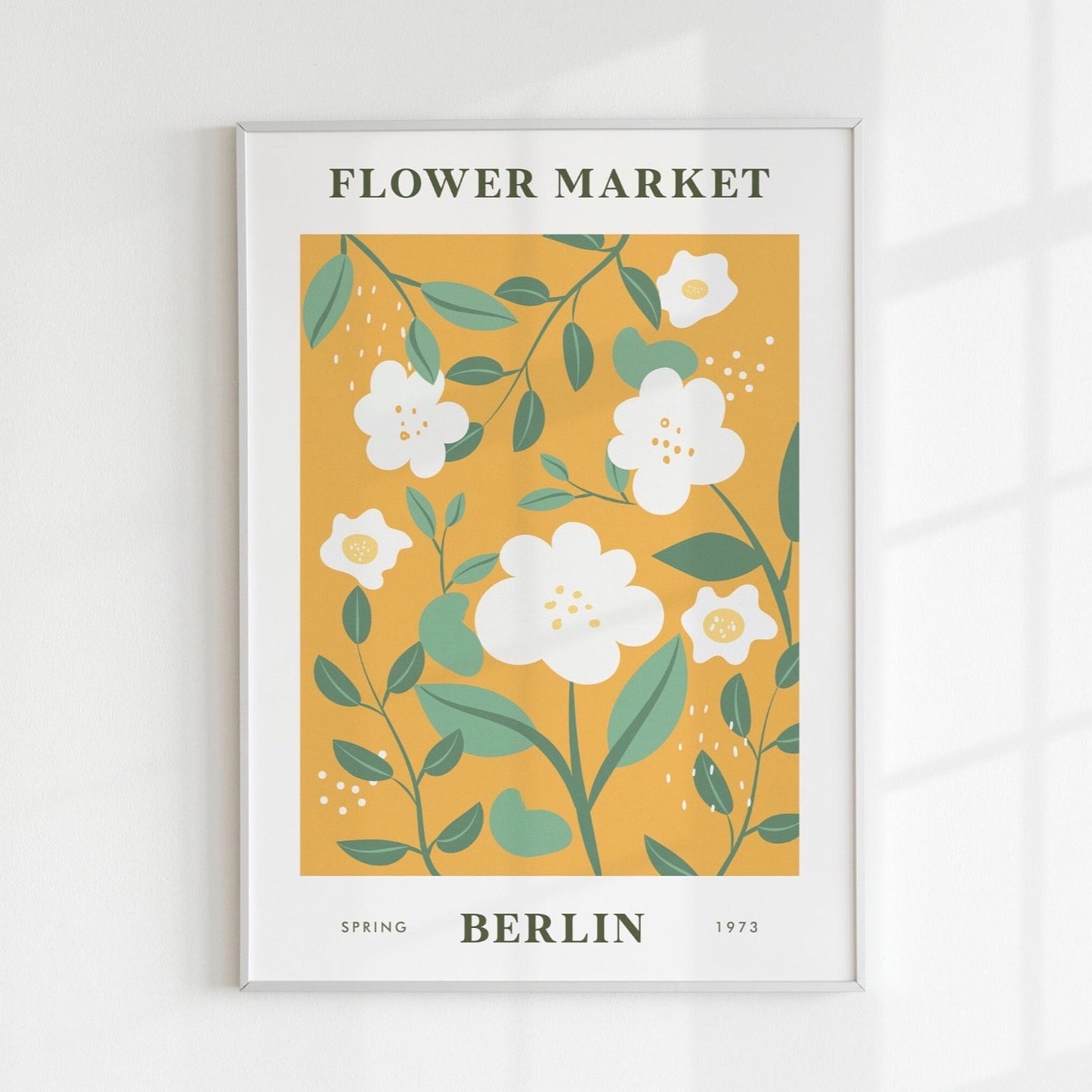 BERLIN Flower Market Poster - Pathos Studio - Art Prints