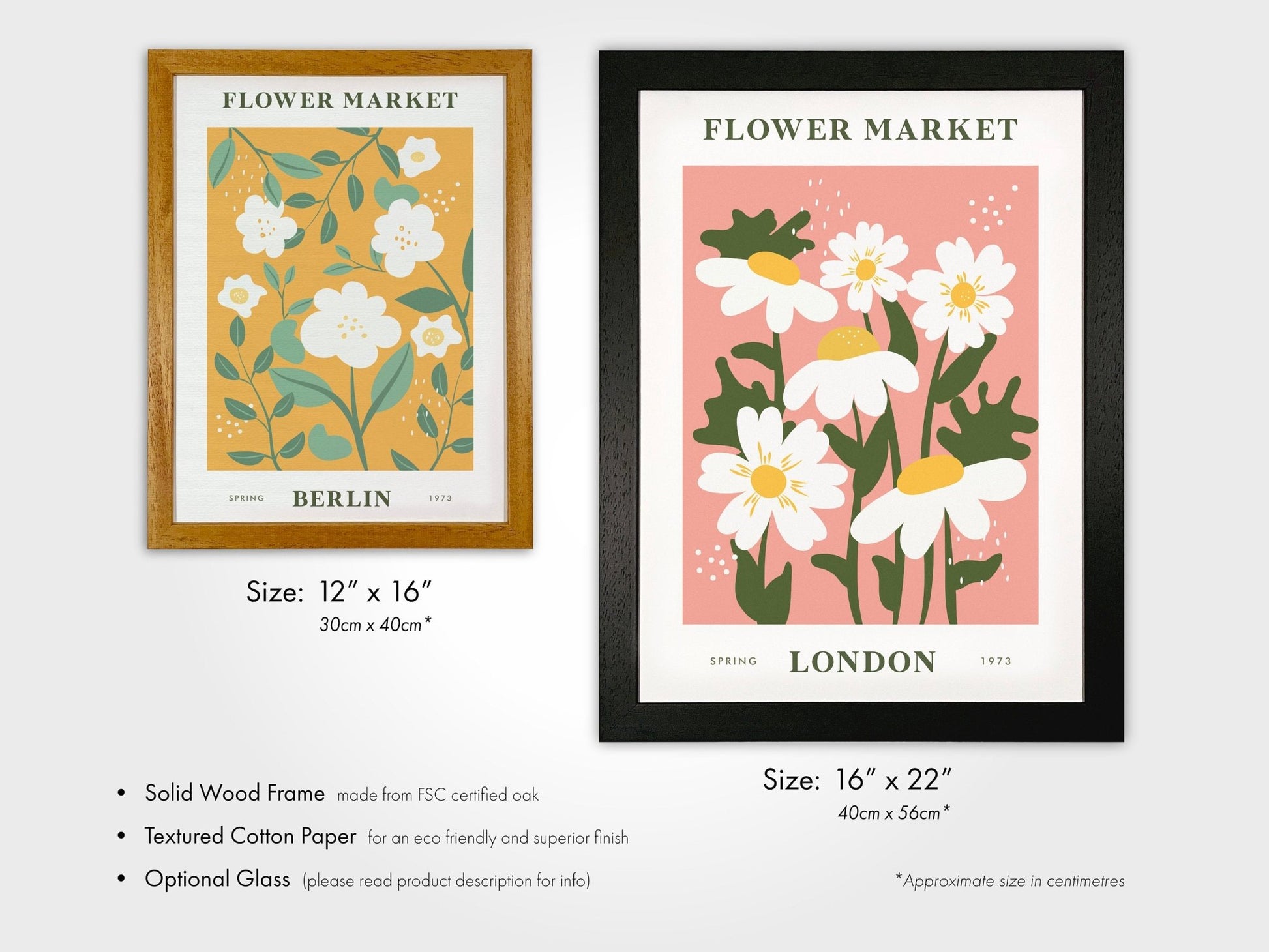 BERLIN Flower Market Poster - Pathos Studio - Art Prints