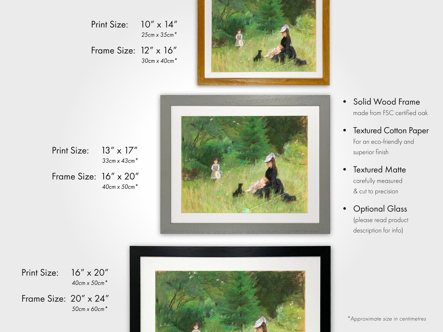 BERTHE MORISOT - Dans Le Parc - Pathos Studio - Art Prints