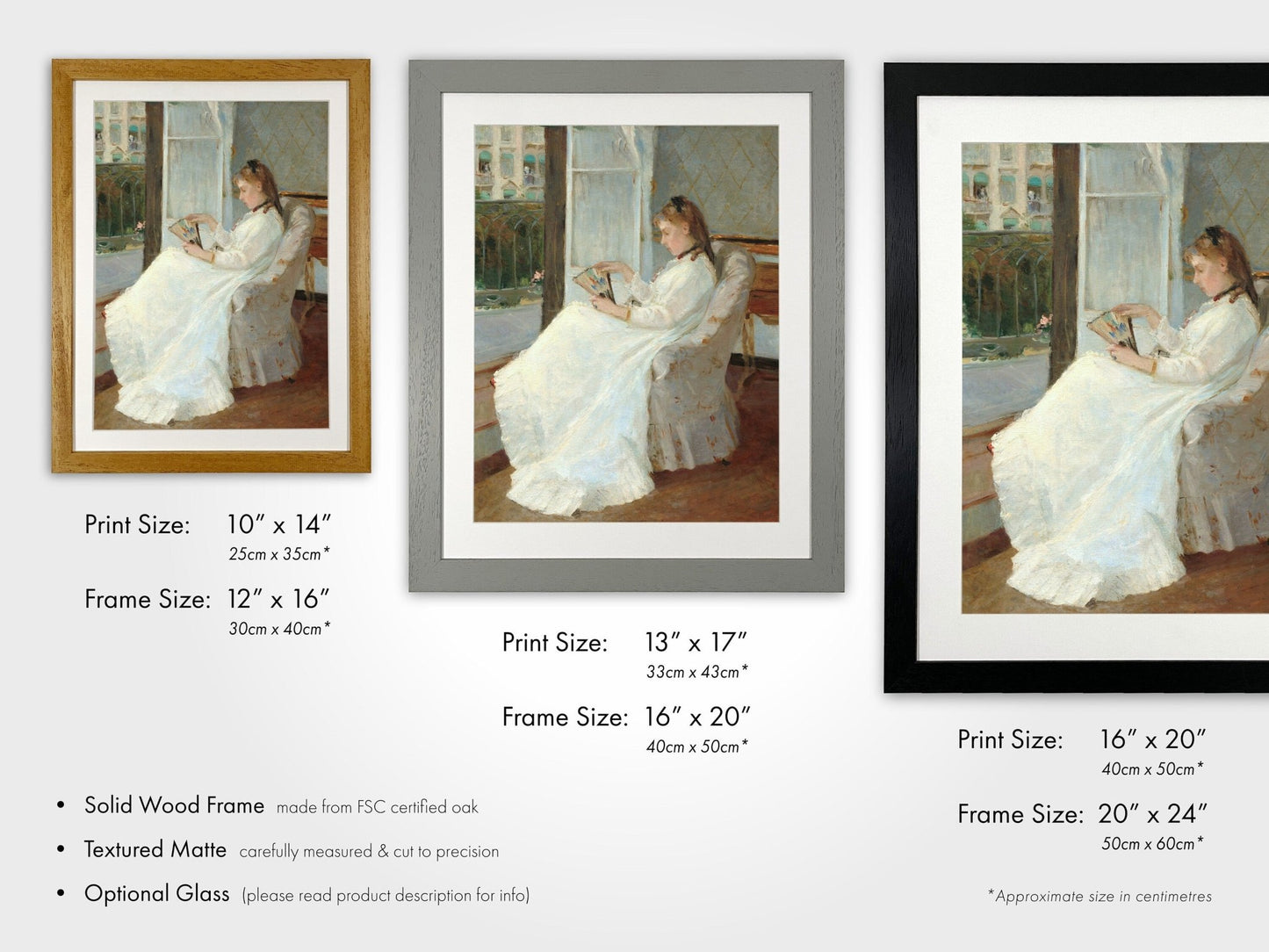 BERTHE MORISOT - The Artist's Sister At A Window - Pathos Studio - Art Prints