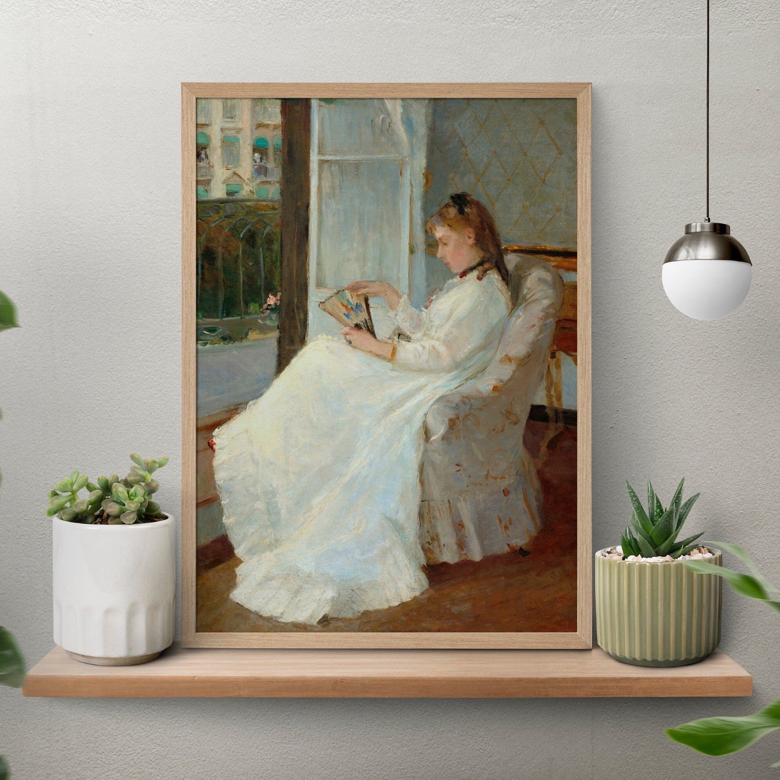 BERTHE MORISOT - The Artist's Sister At A Window - Pathos Studio - Art Prints