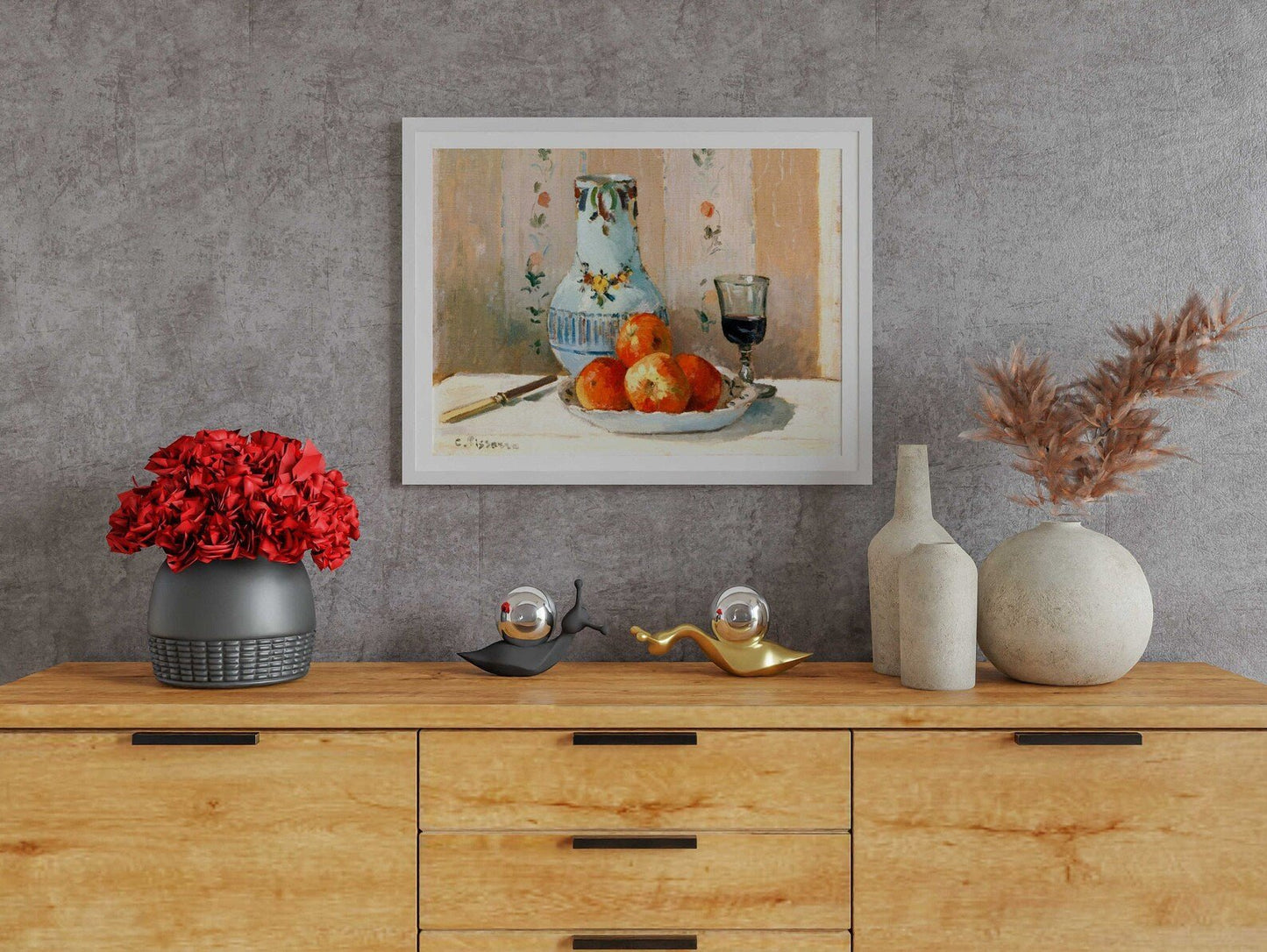 Still Life with Apples and Pitcher