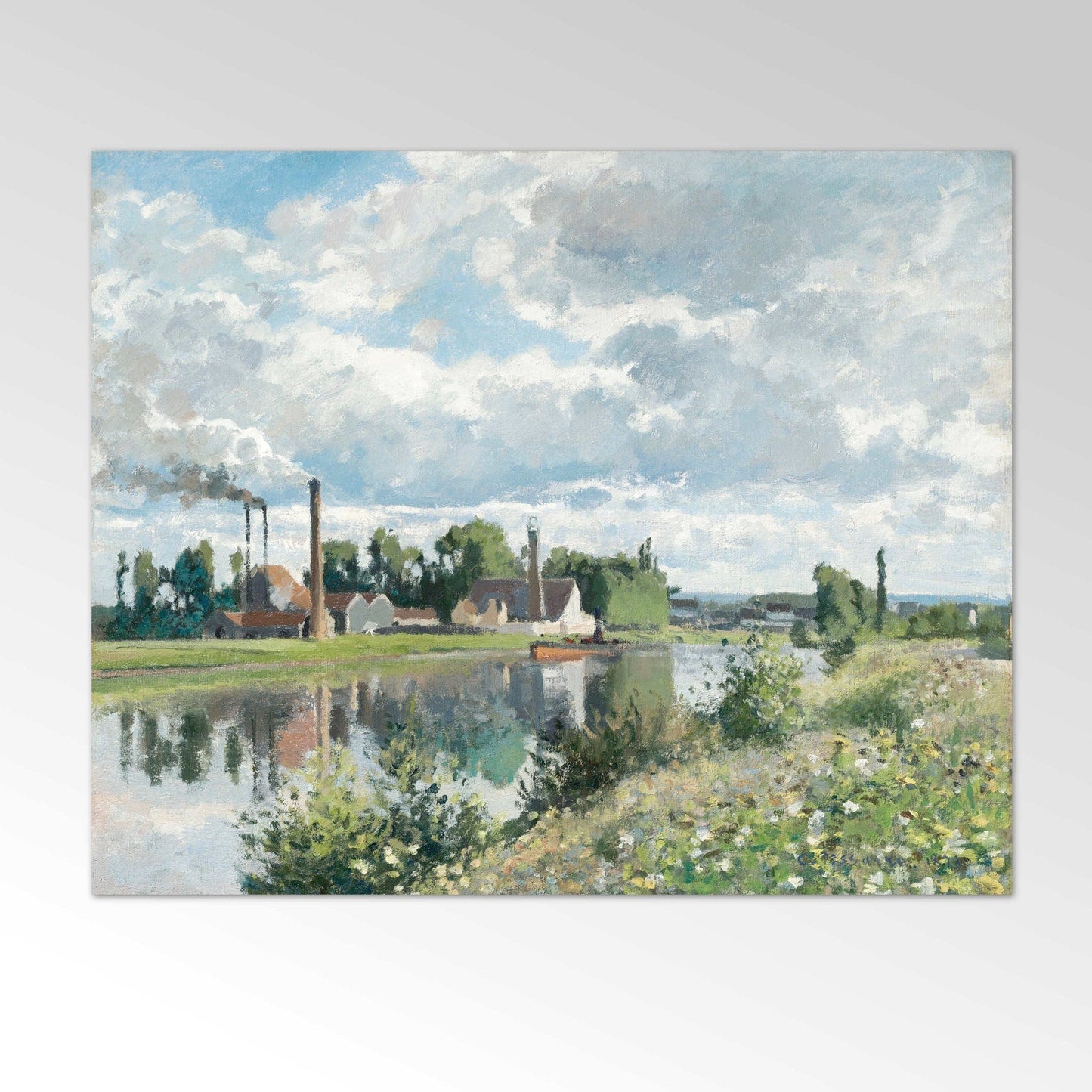 The River Oise Near Pontoise
