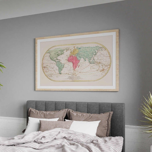Carte Generale De L’Univers (Vintage Atlas / Map) - Pathos Studio - Art Prints