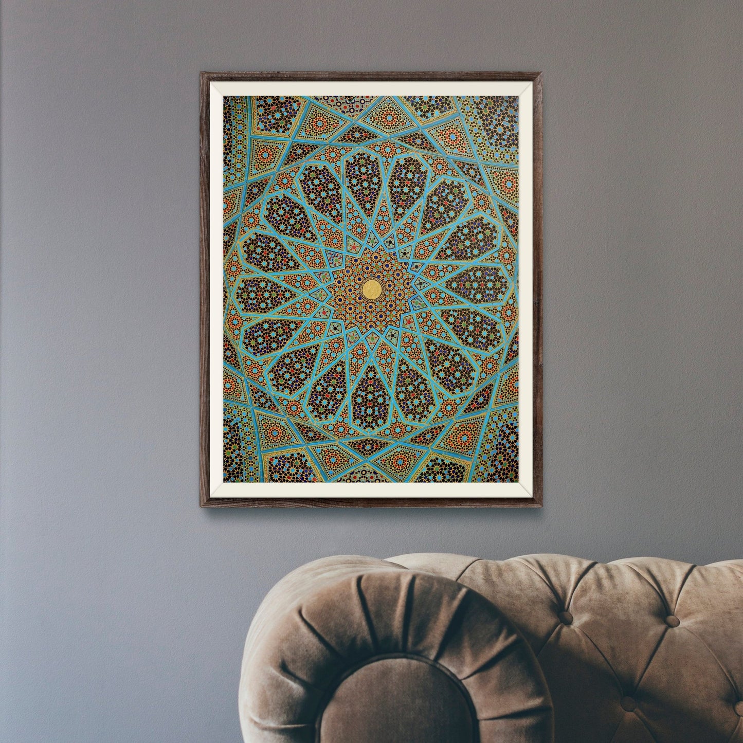 Ceiling of Hafez Tomb (Traditional Persian Mosaic Art)