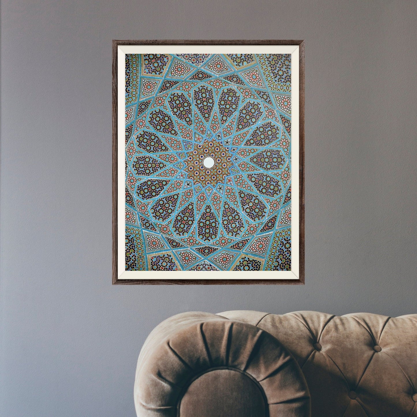 Ceiling of Hafez Tomb (Traditional Persian Mosaic Art)