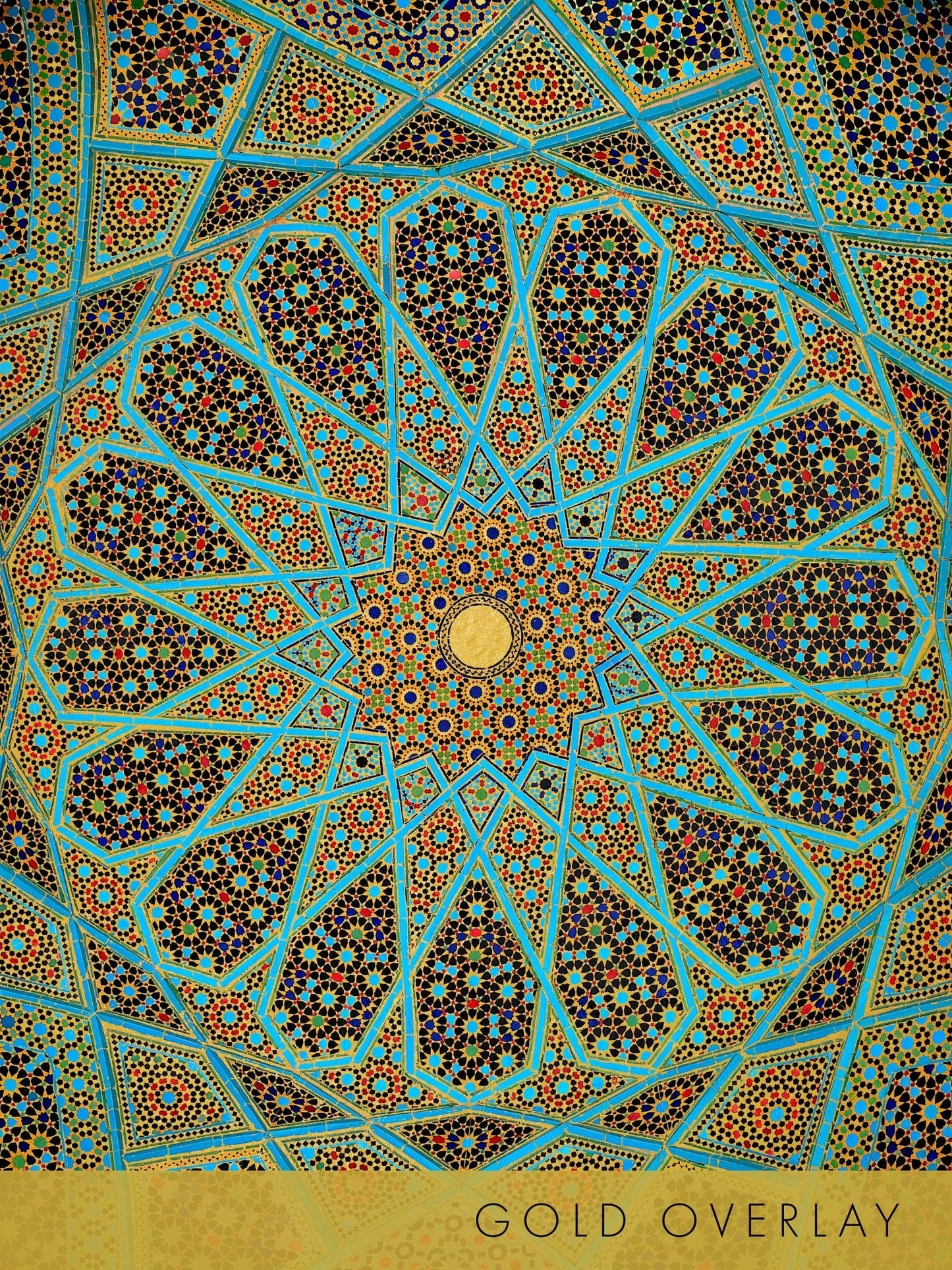 Ceiling of Hafez Tomb (Traditional Persian Mosaic Art)