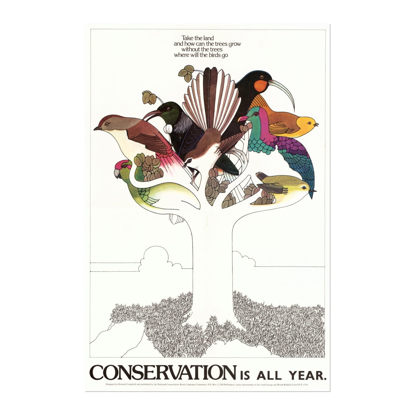 Conservation is All Year (Vintage Poster) - Pathos Studio - Posters, Prints, & Visual Artwork