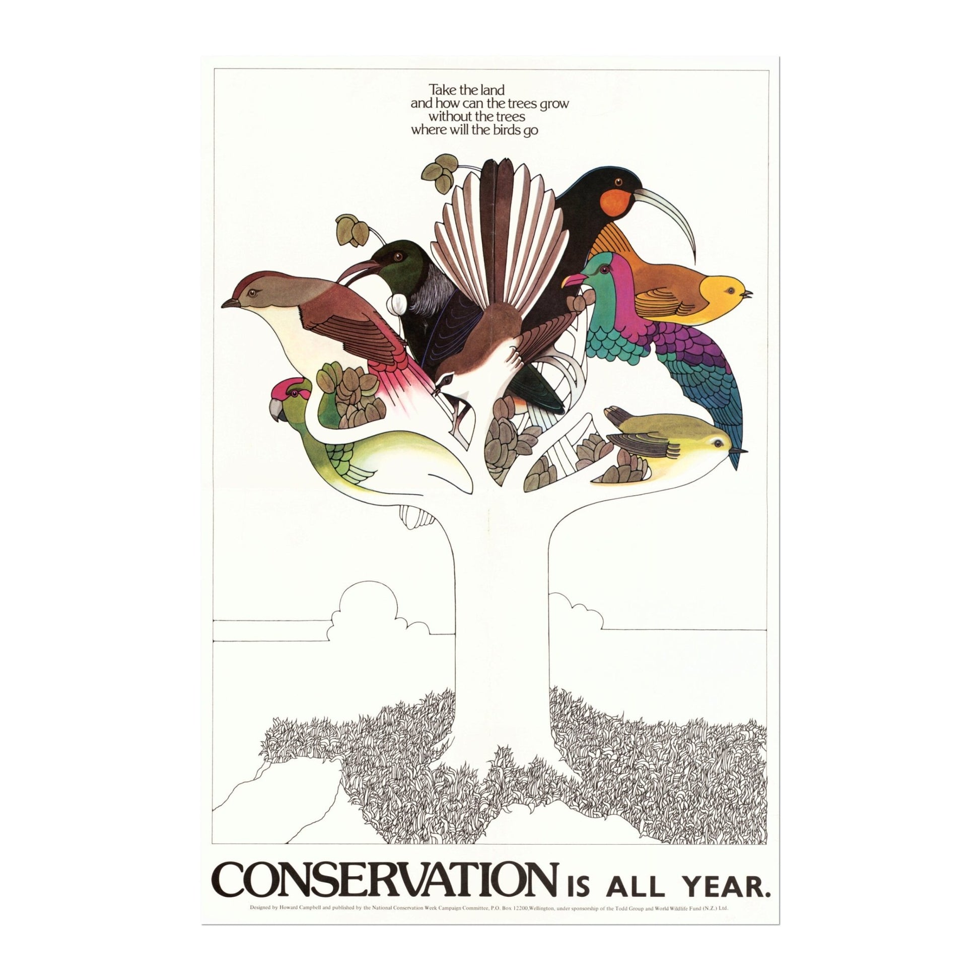 Conservation is All Year (Vintage Poster) - Pathos Studio - Posters, Prints, & Visual Artwork