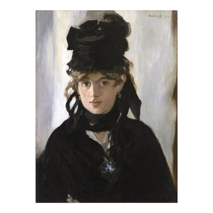 EDOUARD MANET - Berthe Morisot with a Bouquet of Violets - Pathos Studio - Art Prints