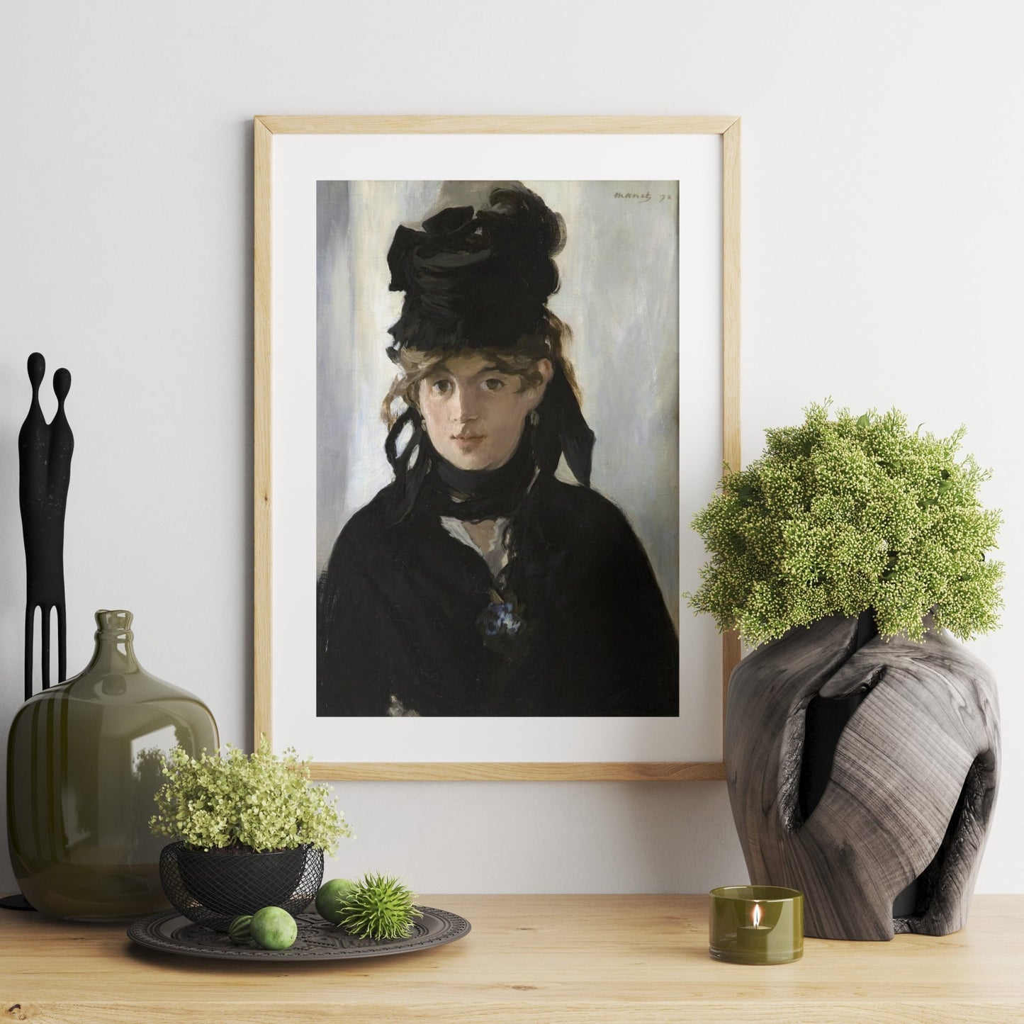 EDOUARD MANET - Berthe Morisot with a Bouquet of Violets - Pathos Studio - Art Prints