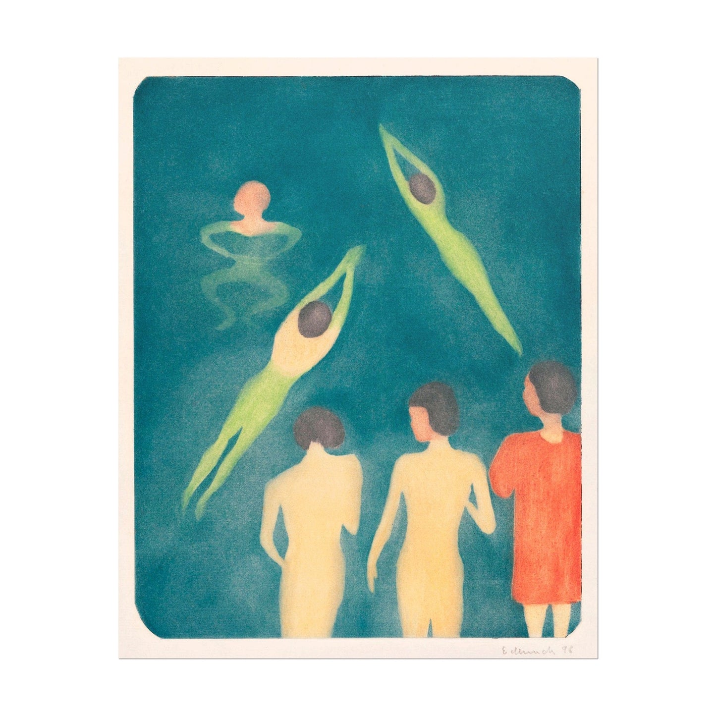 EDVARD MUNCH - Boys Bathing - Pathos Studio - Art Prints