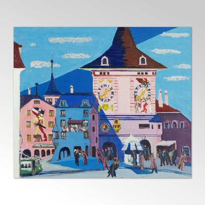 Berne avec un clocher