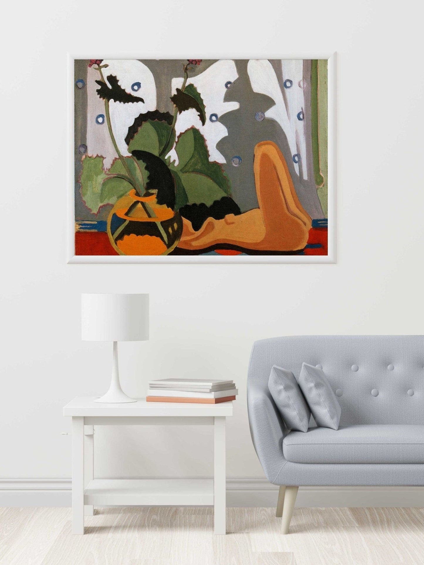 Nature morte avec sculpture