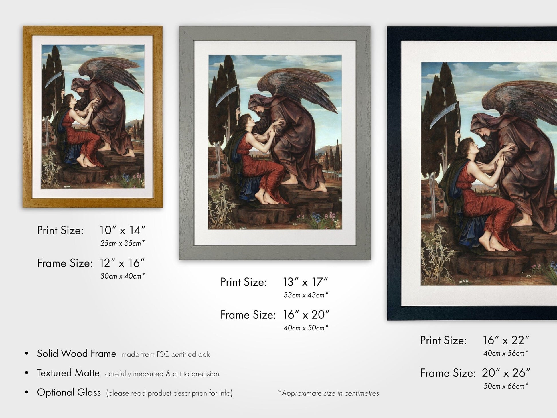 EVELYN DE MORGAN - An Artistic Depiction Of The Angel Of Death - Pathos Studio - Art Prints