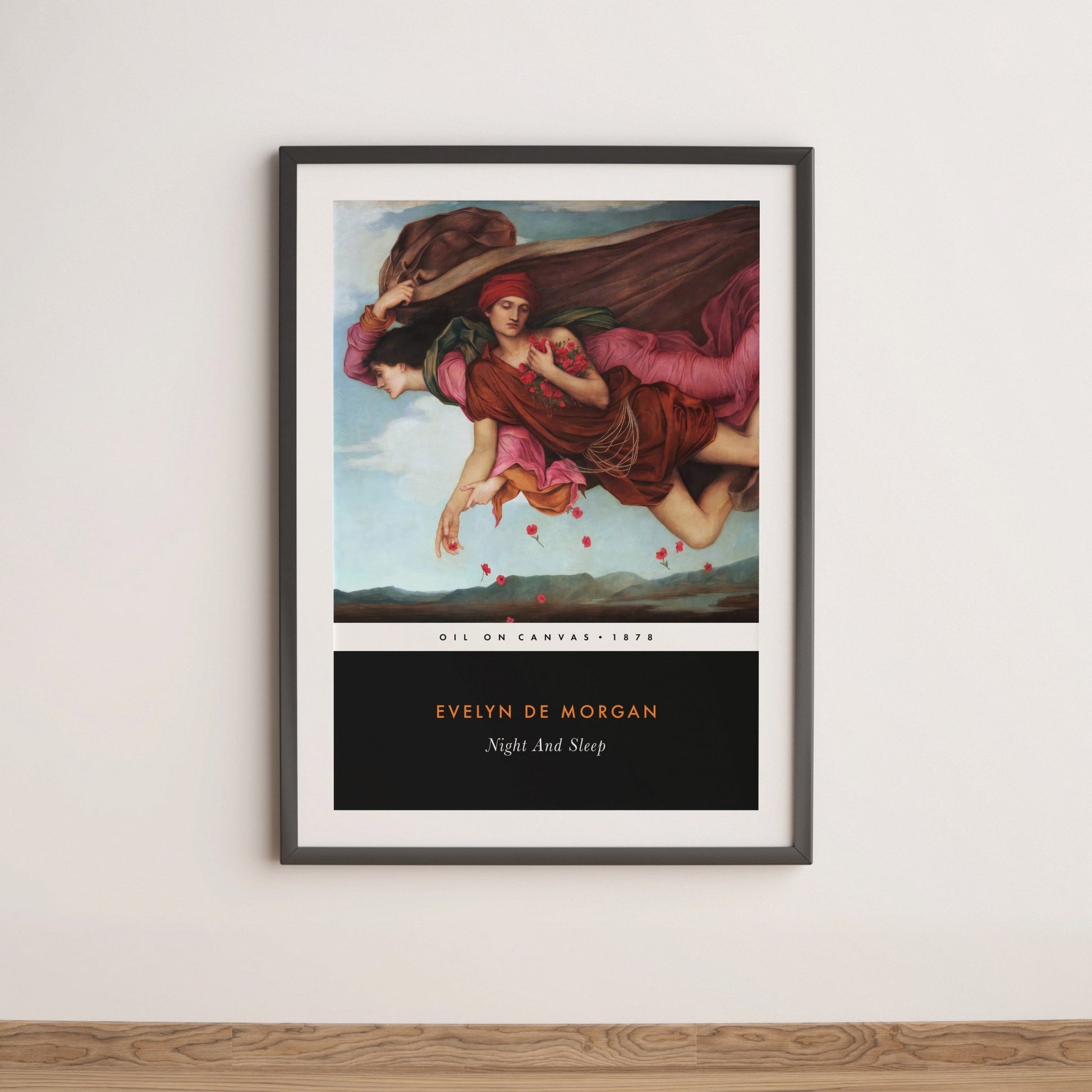 EVELYN DE MORGAN - Night & Sleep (Vintage Classic Style) - Pathos Studio - Art Prints