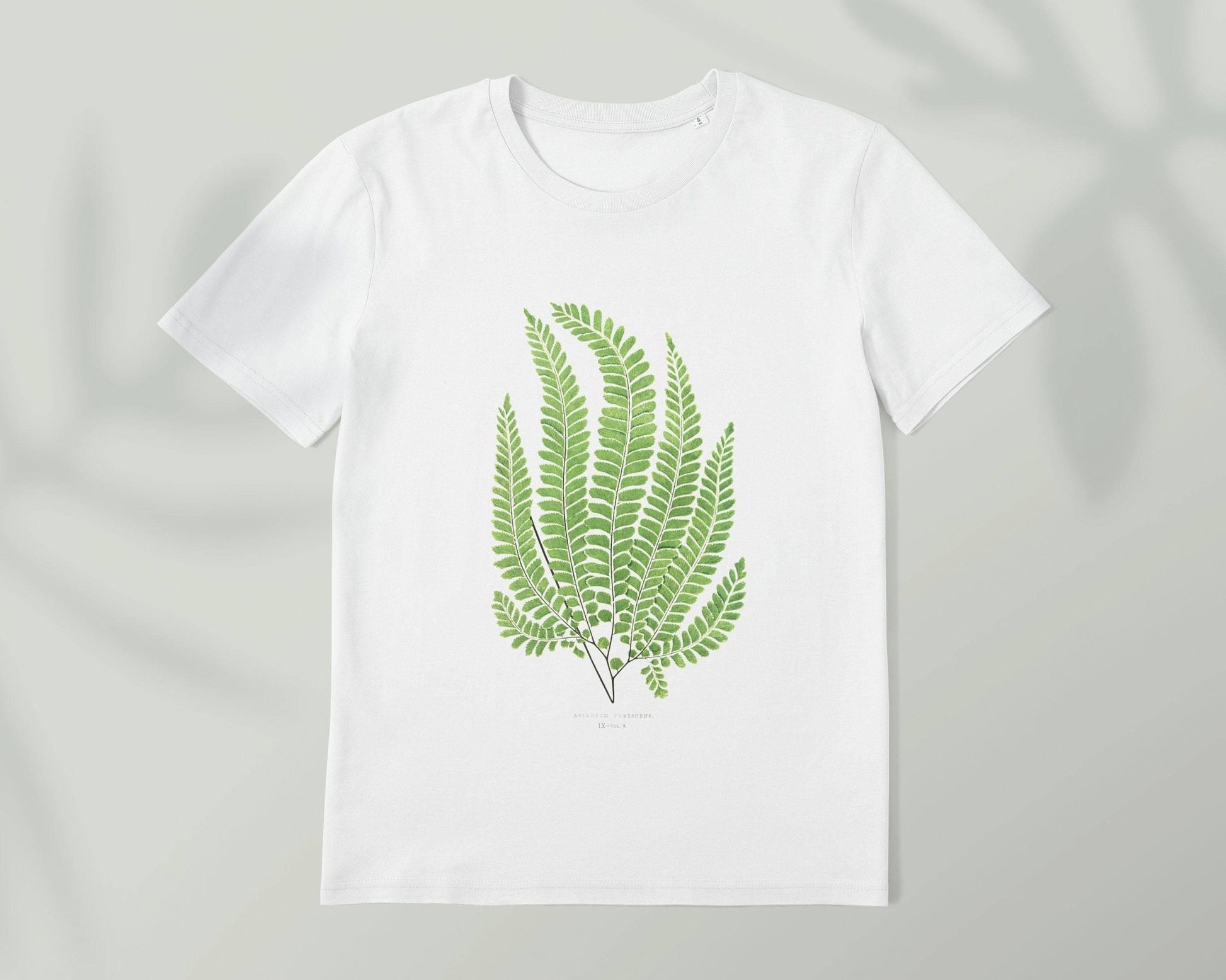 Fern Leaf - Vintage Botanical Print T-Shirt - Pathos Studio -