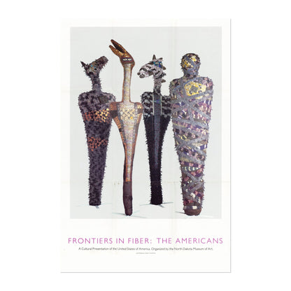 Frontiers in Fiber - The Americans (Vintage Poster) - Pathos Studio - Posters, Prints, & Visual Artwork