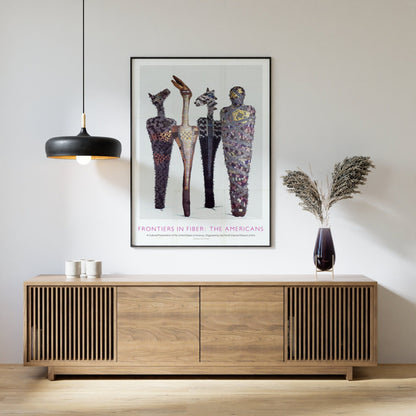 Frontiers in Fiber - The Americans (Vintage Poster) - Pathos Studio - Posters, Prints, & Visual Artwork