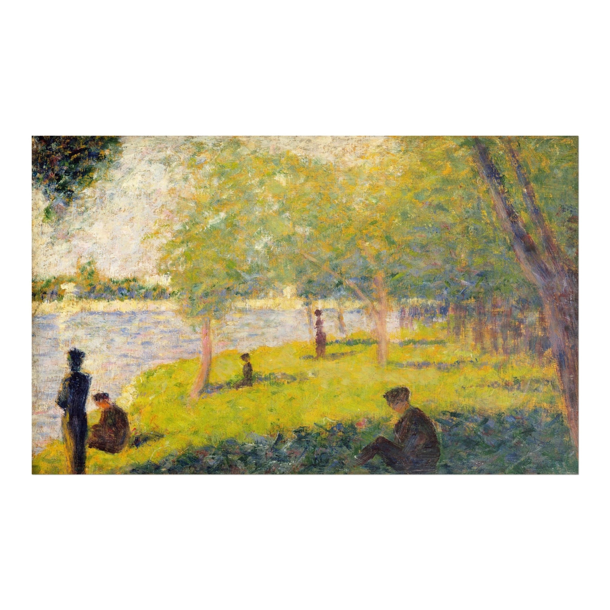 GEORGES SEURAT - Study for 'A Sunday on La Grande Jatte' - Pathos Studio -
