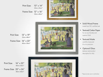 GEORGES SEURAT - Sunday Afternoon On La Grande Jatte - Pathos Studio -