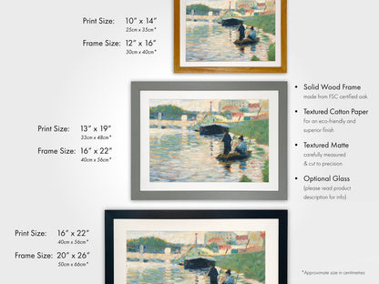 GEORGES SEURAT - View Of The Seine - Pathos Studio -