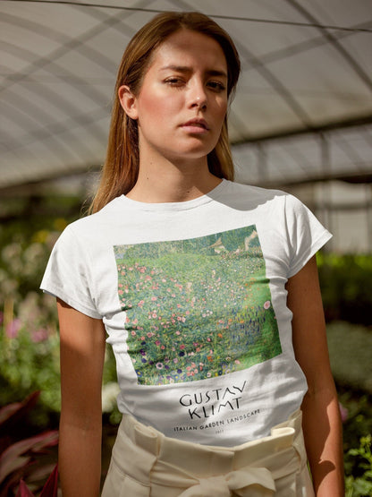 GUSTAV KLIMT - Italian Garden Landscape T-Shirt - Pathos Studio - T-Shirts