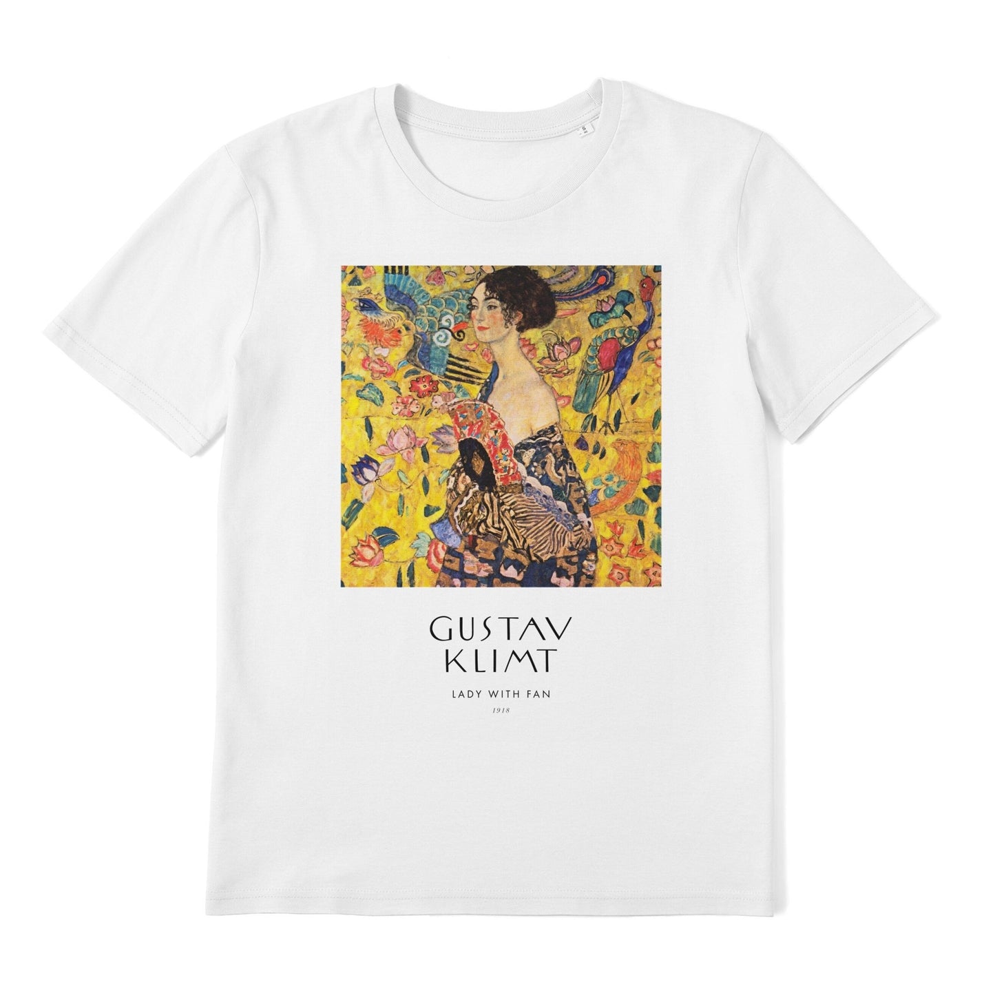 GUSTAV KLIMT - Lady With Fan T-Shirt - Pathos Studio - T-Shirts