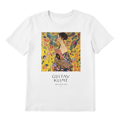 GUSTAV KLIMT - Lady With Fan T-Shirt - Pathos Studio - T-Shirts