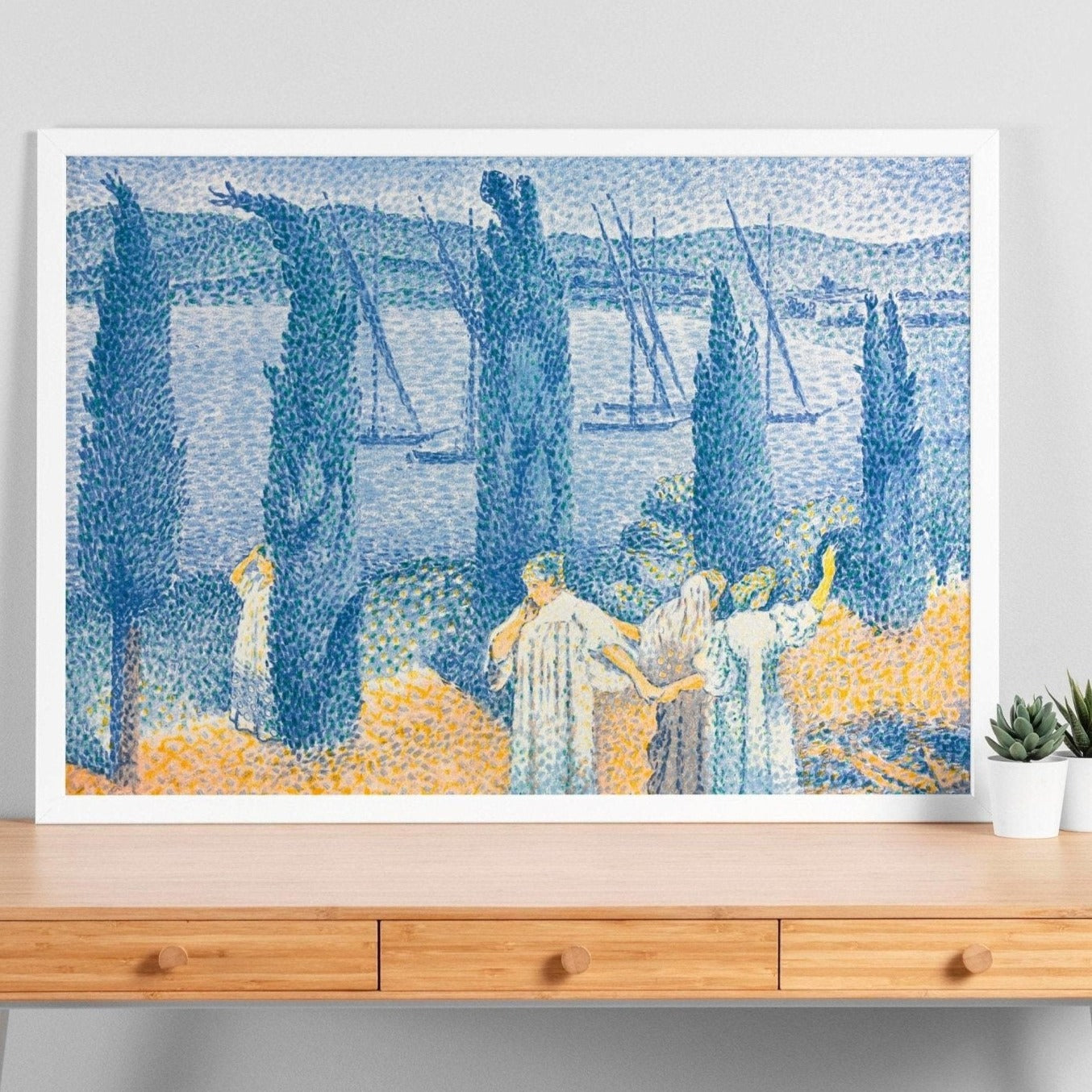 The Promenade: Landscape with Cypresses