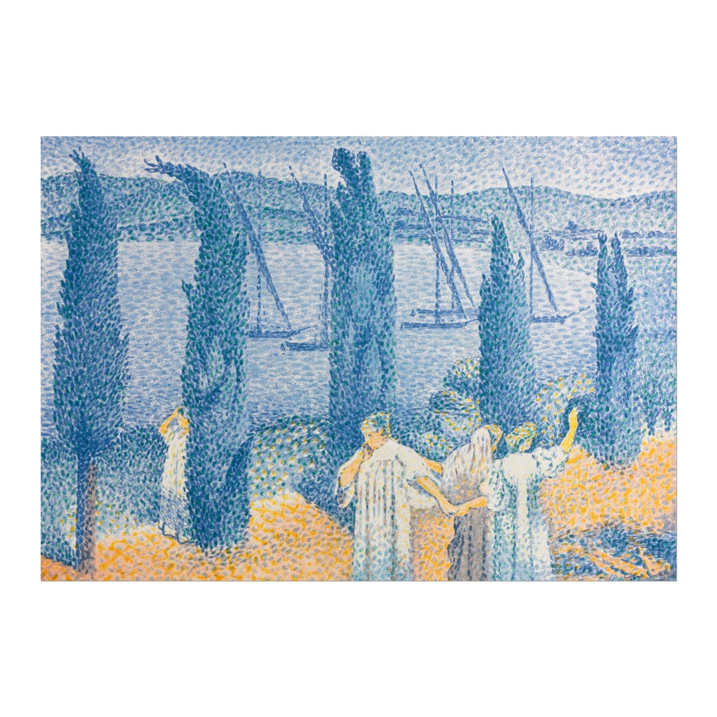 The Promenade: Landscape with Cypresses