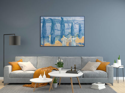 The Promenade: Landscape with Cypresses