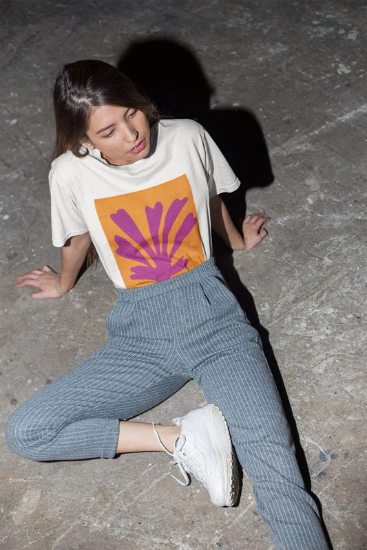 HENRI MATISSE - Violet Leaf T-Shirt - Pathos Studio -