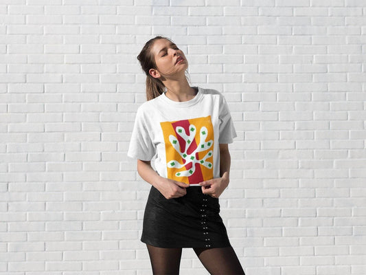 HENRI MATISSE - White Algae T-Shirt - Pathos Studio -