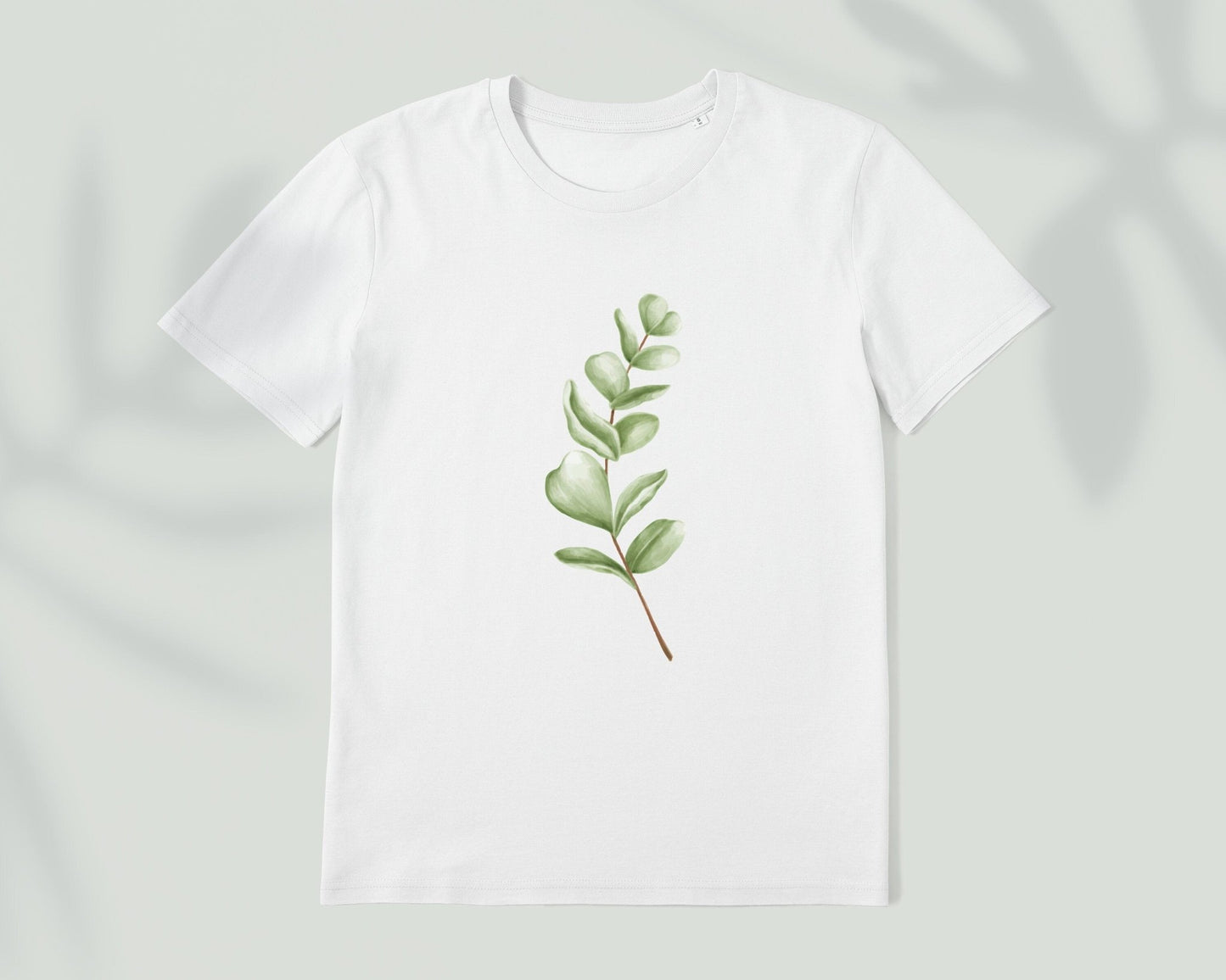 Illustrated Plant Leaf T-Shirt - Pathos Studio -