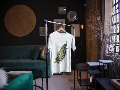 Indian Peacock - Vintage Animal Print T-Shirt - Pathos Studio -