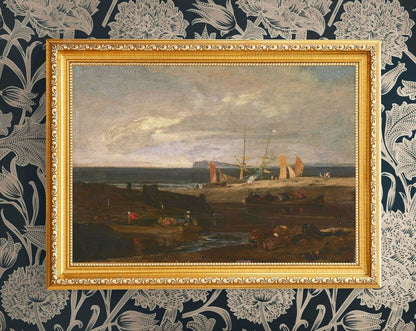 A Scene On The English Coast