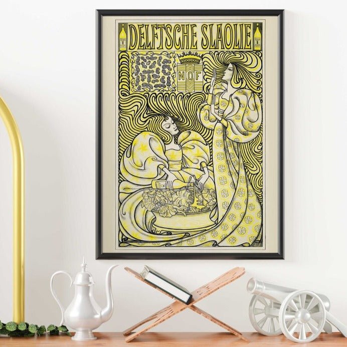 Affiche pour l'huile à salade de Delft
